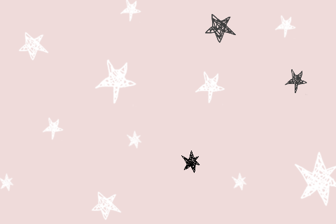 Liefdevol rouwkaartje meisje met getekende sterren