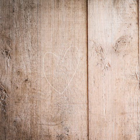 Stijlvolle 40 jarig huwelijks jubileumkaart hout design